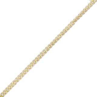 Child's Made in Italy 2.2mm Miami Curb Chain Bracelet in 10K Semi-Solid Gold - 6"