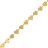 Thumbnail Image 1 of Heart Link Chain Anklet in 10K Gold - 9"