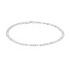 Thumbnail Image 1 of Made in Italy 3mm Figaro Chain Anklet in Semi-Solid Sterling Silver - 9" + 1"