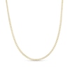 Thumbnail Image 0 of Child's Made in Italy 2.2mm Miami Curb Chain Necklace in 10K Semi-Solid Gold - 15"