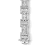 Thumbnail Image 4 of Cubic Zirconia Pavé Link Bracelet in Sterling Silver - 8.5"
