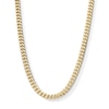 Thumbnail Image 0 of 7.4mm Miami Cuban Chain Necklace in 10K Semi-Solid Gold - 22"