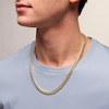 Thumbnail Image 1 of 7.4mm Miami Cuban Chain Necklace in 10K Semi-Solid Gold - 22"