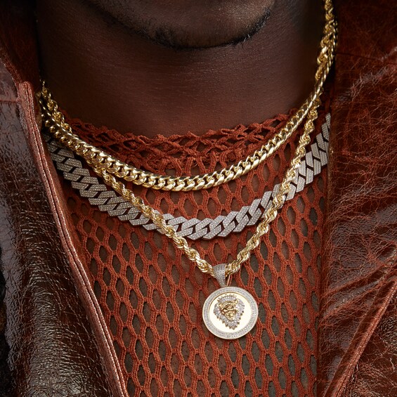 10K Semi-Solid Gold Miami Cuban Chain - 22"