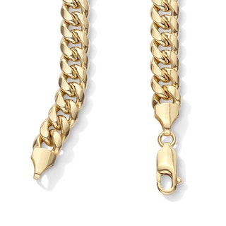 10K Semi-Solid Gold Miami Cuban Chain - 22"