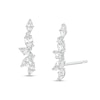 Thumbnail Image 0 of Sterling Silver CZ Multi-Stone Crawler Studs