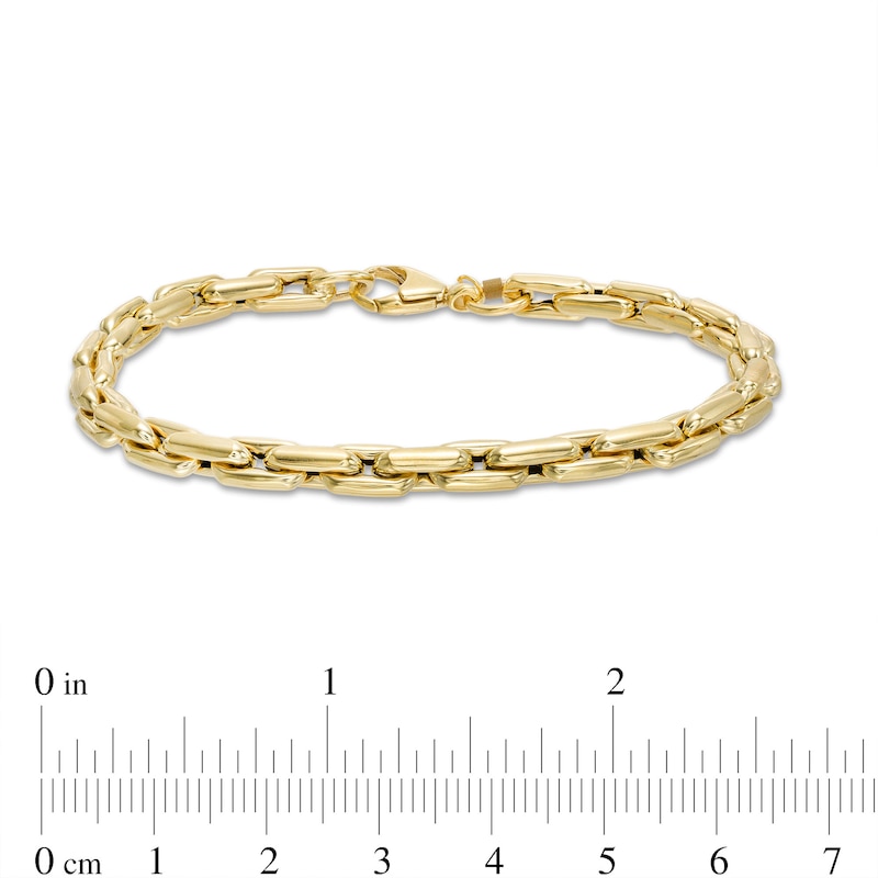 Main Image 2 of 4mm Chain Link Bracelet in 10K Hollow Gold - 7.5"