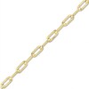 Thumbnail Image 1 of 1.6mm Twist Paper Clip Chain Bracelet in 10K Hollow Gold - 7.5"