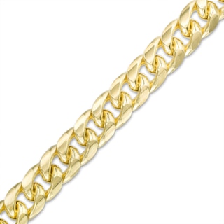 10K Semi-Solid Gold Miami Cuban Chain Bracelet - 8.5"