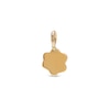 Thumbnail Image 0 of Flower Mini Hoop Charm in 10K Solid Gold