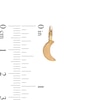 Thumbnail Image 1 of Moon Hoop Charm in 10K Solid Gold