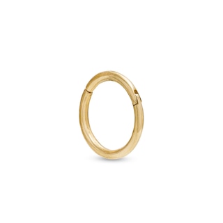 018 Gauge 8mm Cartilage Hoop in 14K Gold