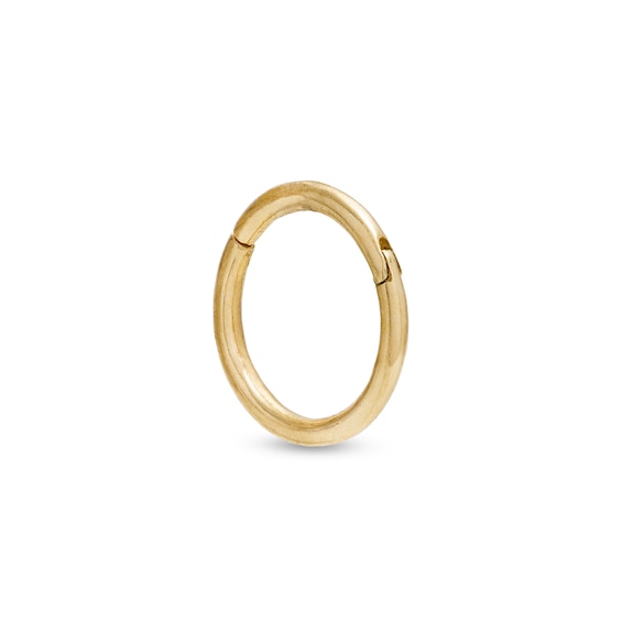 Gauge 8mm Cartilage Hoop in 14K Gold