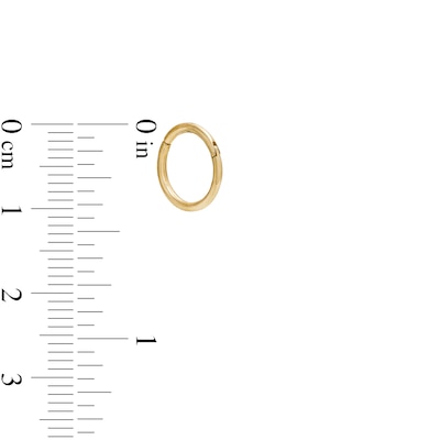14K Gold Hoop - 16G 5/16"