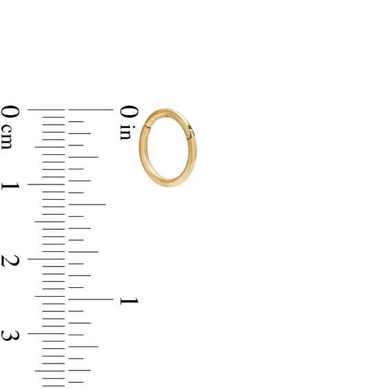 14K Gold Hoop - 16G 5/16"