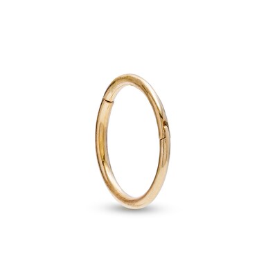 016 Gauge 10mm Cartilage Hoop in 14K Gold