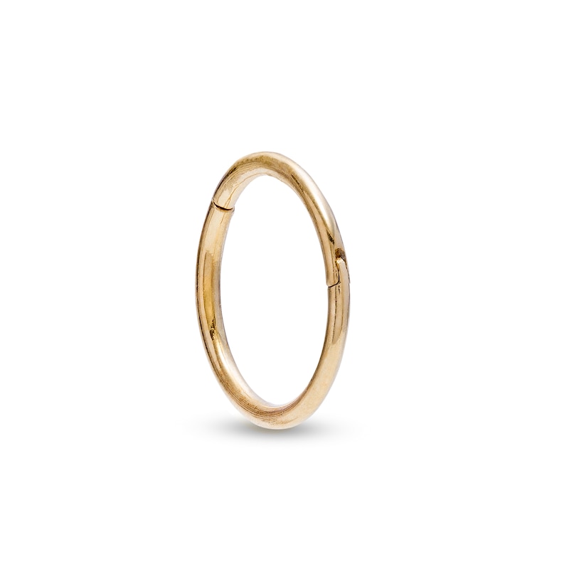 Gauge 10mm Cartilage Hoop in 14K Gold