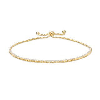 Cubic Zirconia Tennis Bracelet in 10K Gold
