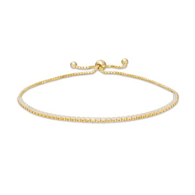 Cubic Zirconia Tennis Bracelet in 10K Gold