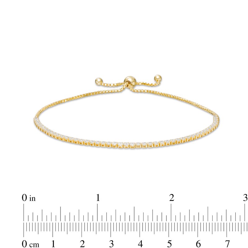 Cubic Zirconia Tennis Bracelet in 10K Gold