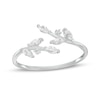 Thumbnail Image 0 of Sterling Silver CZ Double Vine Bypass Midi/Toe Ring