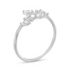 Thumbnail Image 1 of Sterling Silver CZ Double Vine Bypass Midi/Toe Ring