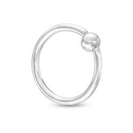 016 Gauge Ball Captive Bead Ring in Solid Titanium - 3/8&quot;