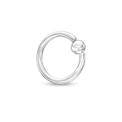Solid Titanium Captive Bead Ring - 16G 5/16"