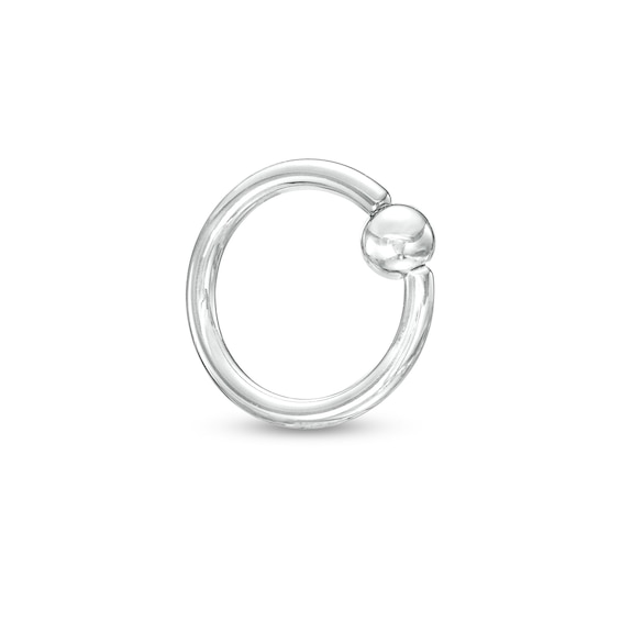 Solid Titanium Captive Bead Ring - 16G 5/16"