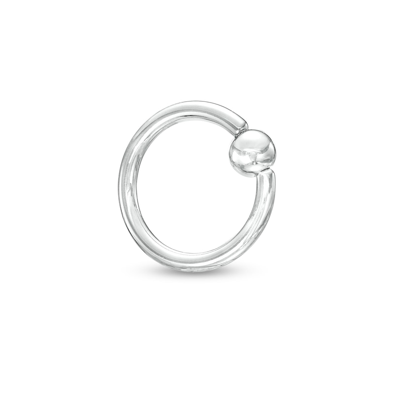 Solid Titanium Captive Bead Ring - 16G 5/16"