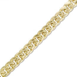 11mm Miami Cuban Chain Bracelet in 10K Semi-Solid Gold - 9&quot;