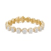 Thumbnail Image 0 of 1 1/4 CT. T.W. Round Diamond Bracelet in Sterling Silver with 14K Gold Plate