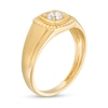 Thumbnail Image 2 of Cubic Zirconia Solitaire Round Ring in 10K Gold - Size 10