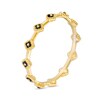 Thumbnail Image 1 of Black Enamel Ring in 10K Gold - Size 7
