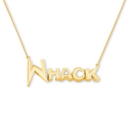 Whack Necklace in 10K Gold