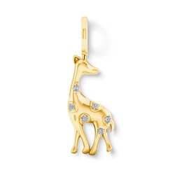Giraffe Charm in 10K Gold