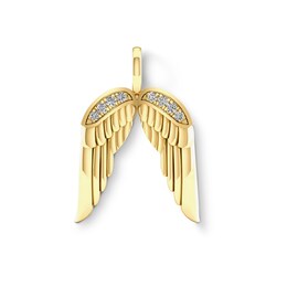 Wing Charm in 10K Gold