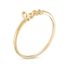Thumbnail Image 1 of Love Script Ring in 10K Gold - Size 7