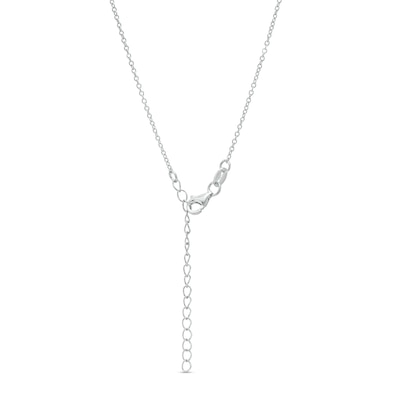 Solid Sterling Silver CZ Triple Butterfly Station Necklace - 16" + 2"