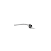 Thumbnail Image 0 of 14K White Gold Black Diamond Accent L-Shaped Nose Stud - 20G 5/16"