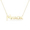 Whack Necklace in Sterling Silver with 14K Gold Plate