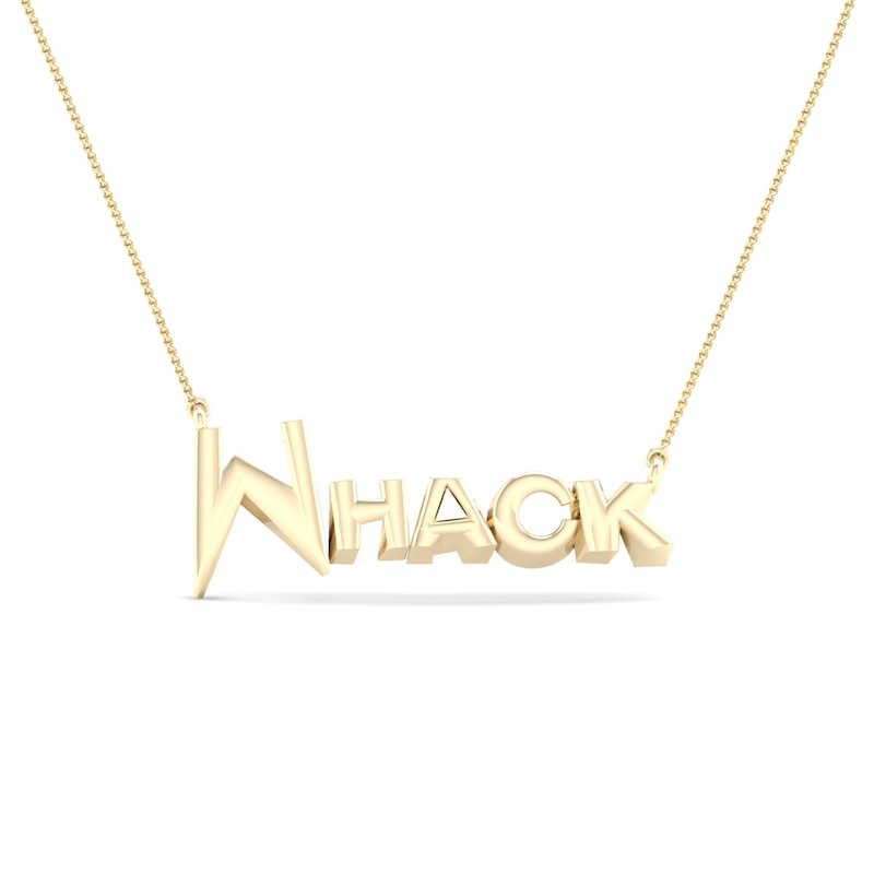 undefined | Whack Necklace in Sterling Silver with 14K Gold Plate