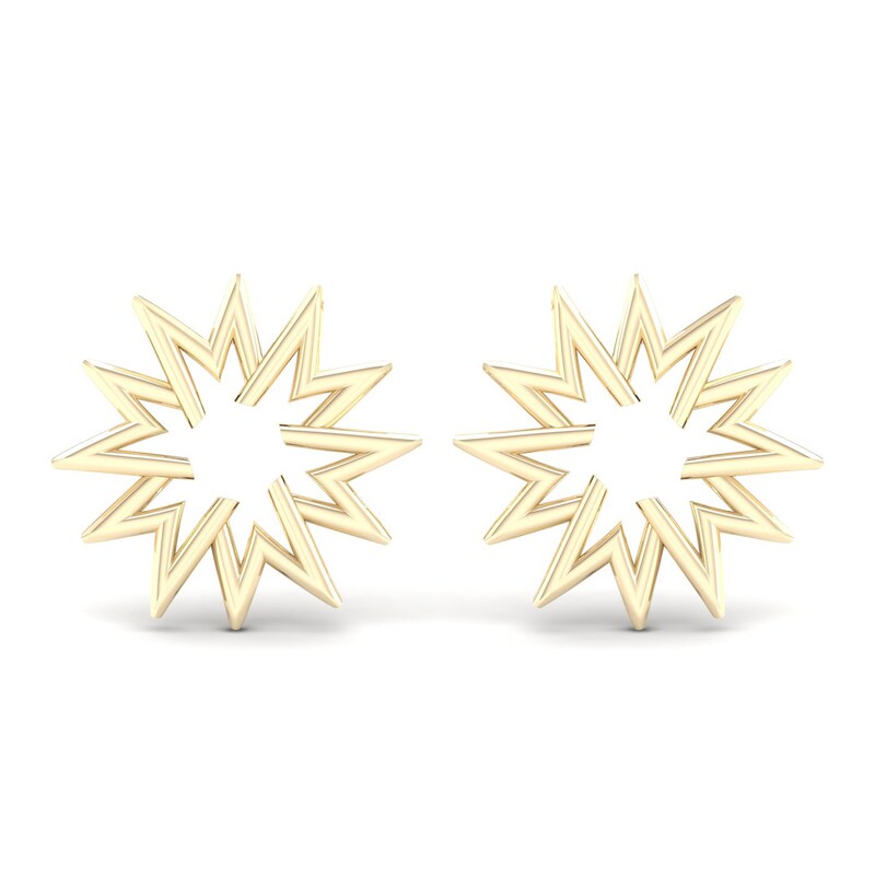 undefined | Wiggity Whack Studs in Sterling Silver with 14K Gold Plate