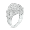 Thumbnail Image 1 of Men's Cubic Zirconia Center Row Bold Ring -  Size 10