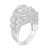 Thumbnail Image 2 of Men's Cubic Zirconia Center Row Bold Ring -  Size 10