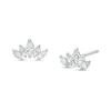 Thumbnail Image 0 of Cubic Zirconia Five Stone Stud Earrings in Sterling Silver