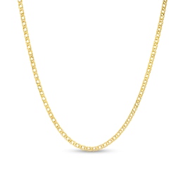 2.25mm Rambo Chain Necklace in 10K Hollow Gold - 16&quot;