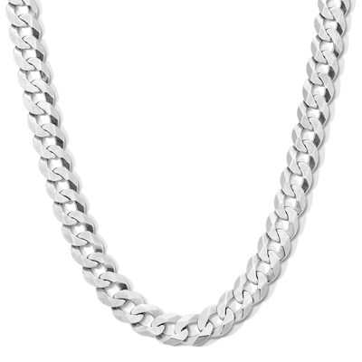 Sterling Silver Flat Curb Chain