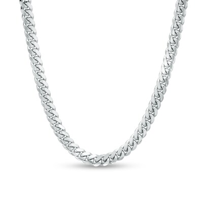 Sterling Silver Miami Cuban Chain Made in Italy - 22"