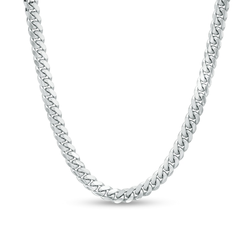 Sterling Silver Miami Cuban Chain Made in Italy - 22"